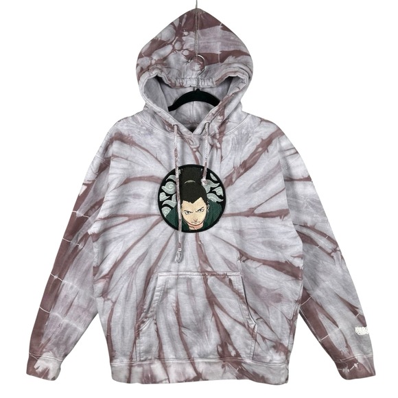 Naruto x Hypland Shikamaru Chenile Tie Dye Hoodie Size M Medium - Picture 1 of 12